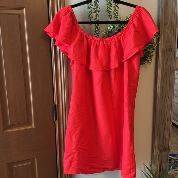 Tommy Bahama Ruffled Off-the-Shoulder Dress - Picture 4 of 5